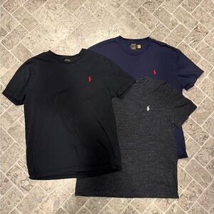 Polo by Ralph Lauren Men's Short Sleeve Tees - Black, Navy, Charcoal